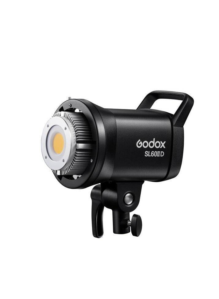 Godox SL60IID Daylight LED Video Light – 5600K, 8 FX Modes, Silent Cooling, Remote Control, Bowens Mount for Studio & YouTube